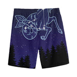 Capricorn Constellation Print Men's Sports Shorts