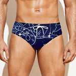 Capricorn Constellation Print Men's Swim Briefs