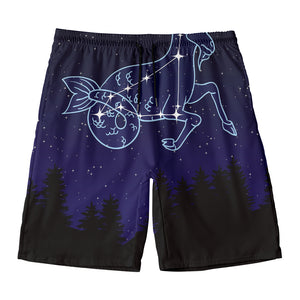 Capricorn Constellation Print Men's Swim Trunks