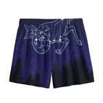 Capricorn Constellation Print Mesh Shorts