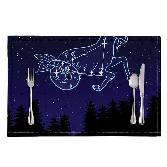 Capricorn Constellation Print Placemat