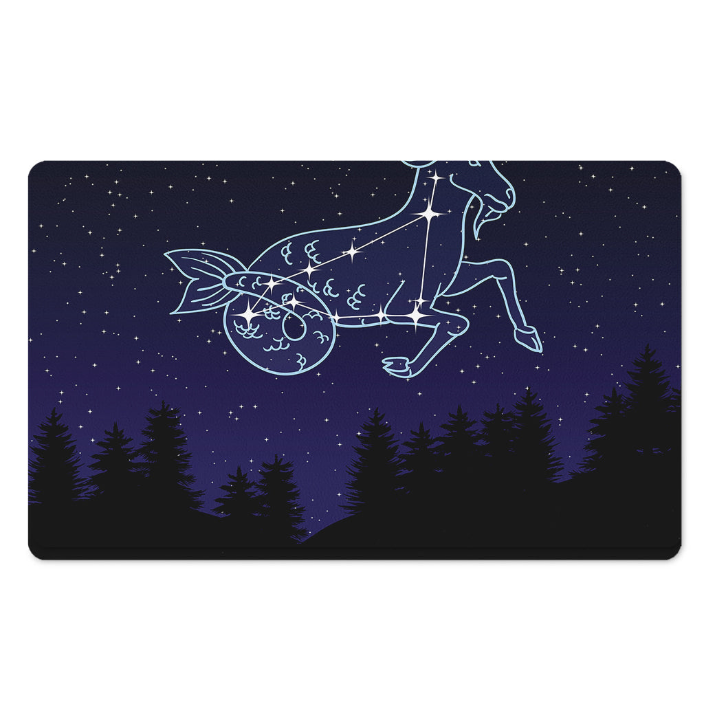Capricorn Constellation Print Polyester Doormat