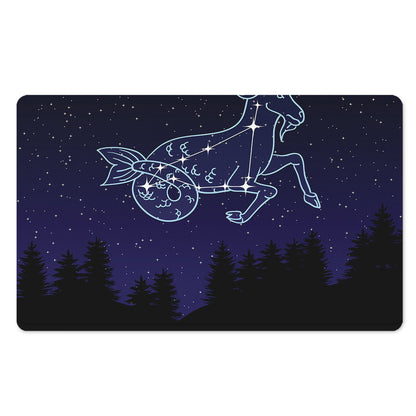 Capricorn Constellation Print Polyester Doormat