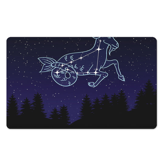 Capricorn Constellation Print Polyester Doormat