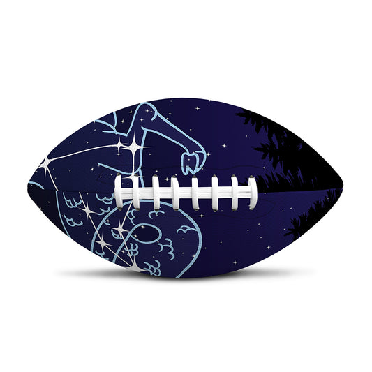 Capricorn Constellation Print Rugby Ball