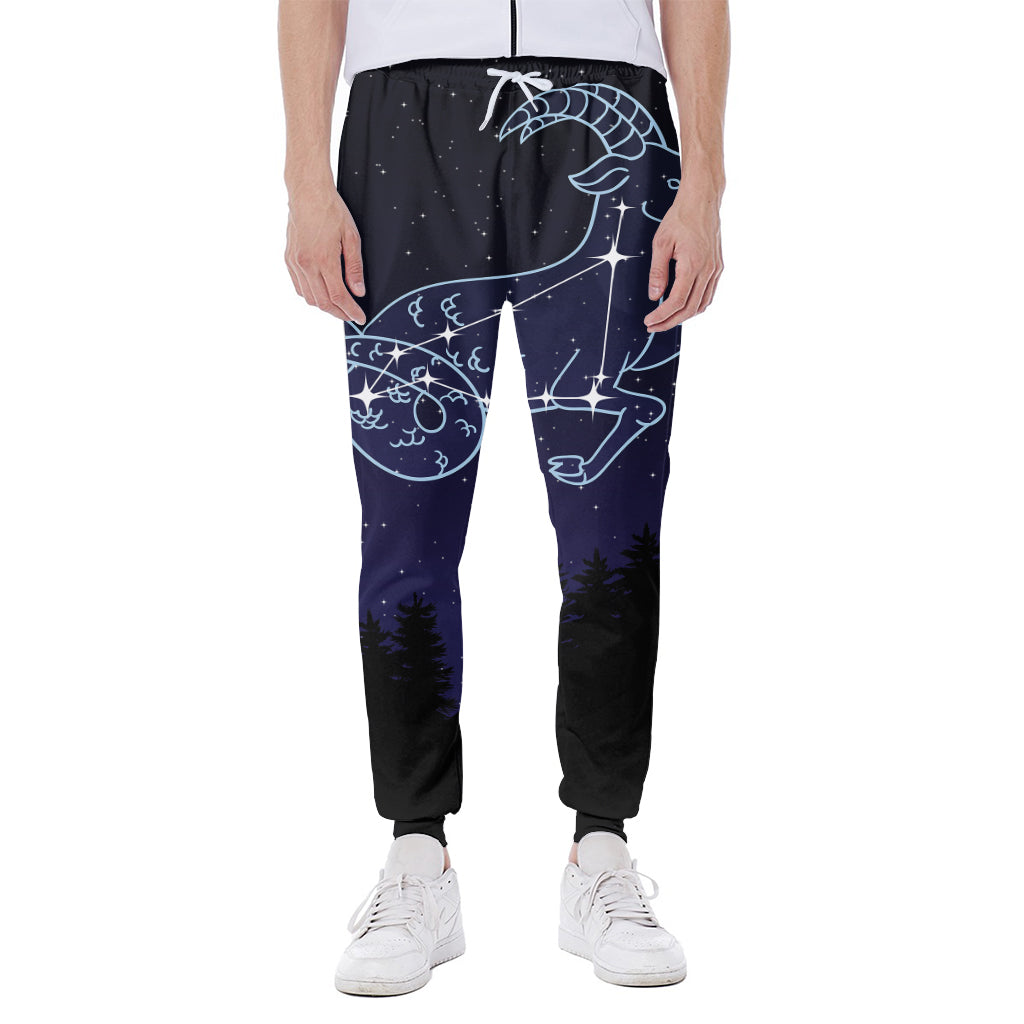 Capricorn Constellation Print Scuba Joggers