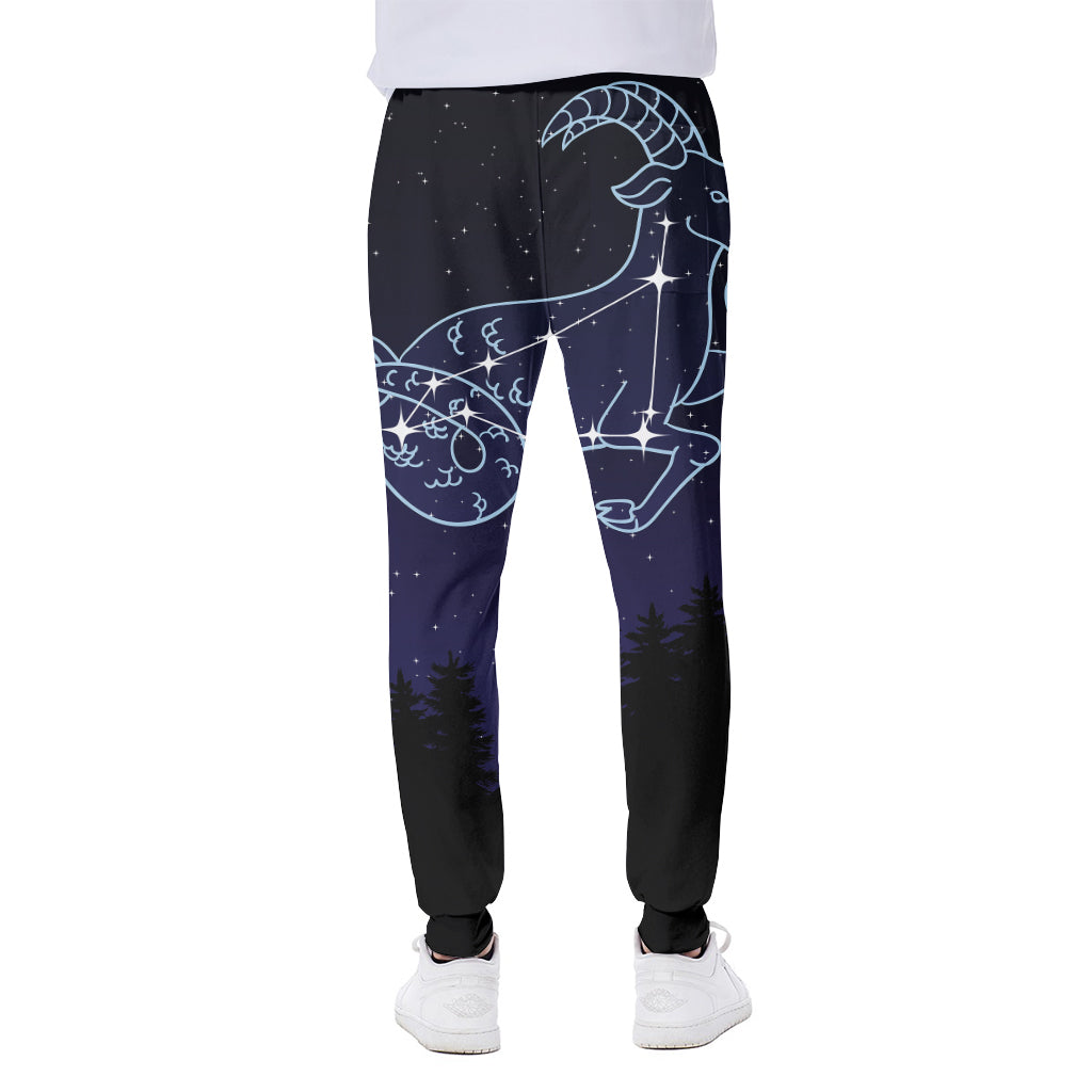 Capricorn Constellation Print Scuba Joggers