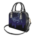 Capricorn Constellation Print Shoulder Handbag