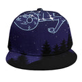 Capricorn Constellation Print Snapback Cap