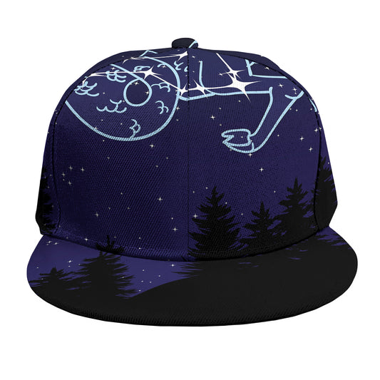 Capricorn Constellation Print Snapback Cap