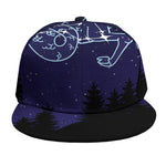 Capricorn Constellation Print Snapback Cap