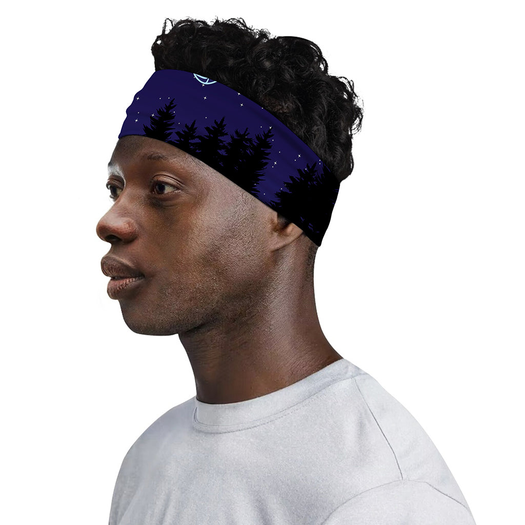 Capricorn Constellation Print Sports Headband