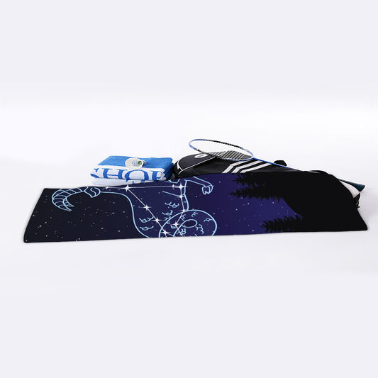 Capricorn Constellation Print Sports Towel