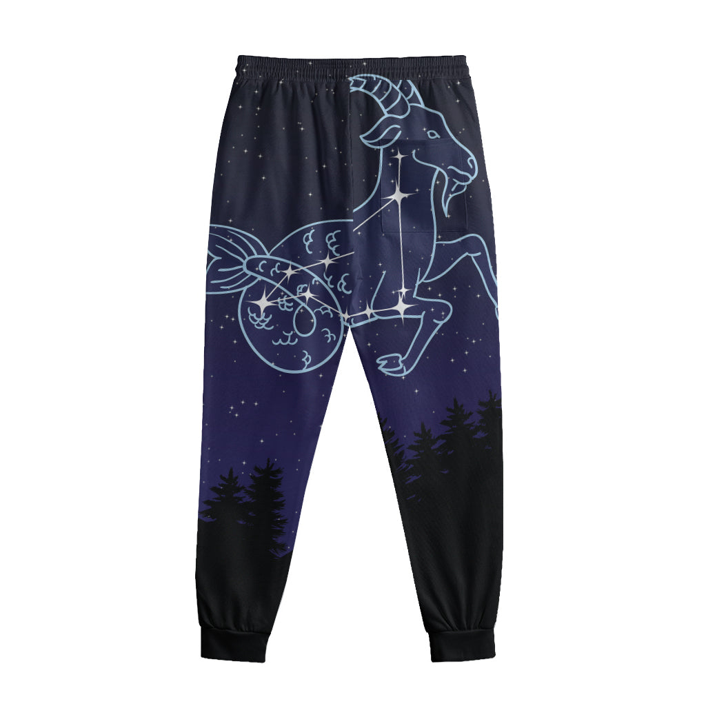 Capricorn Constellation Print Sweatpants