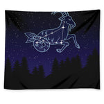 Capricorn Constellation Print Tapestry