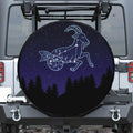 Capricorn Constellation Print Tire Cover