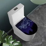 Capricorn Constellation Print Toilet Lid Cover