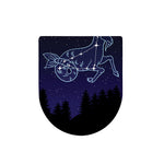 Capricorn Constellation Print Toilet Lid Cover
