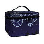Capricorn Constellation Print Travel Makeup Bag