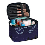 Capricorn Constellation Print Travel Makeup Bag