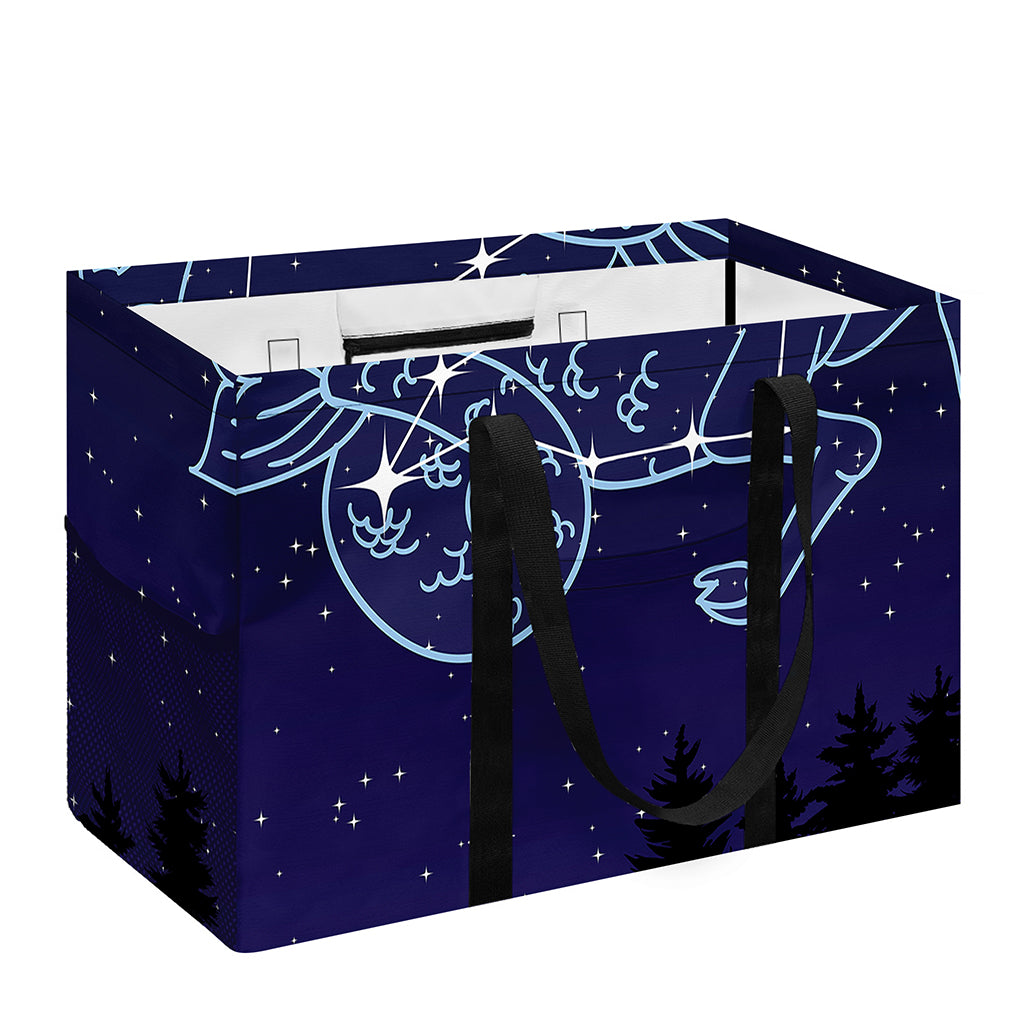 Capricorn Constellation Print Utility Tote Bag