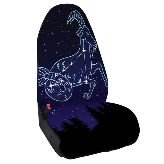 Capricorn Constellation Print Waterproof Car Seat Cover