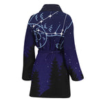 Capricorn Constellation Print Women's Bathrobe