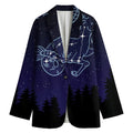 Capricorn Constellation Print Women's Blazer