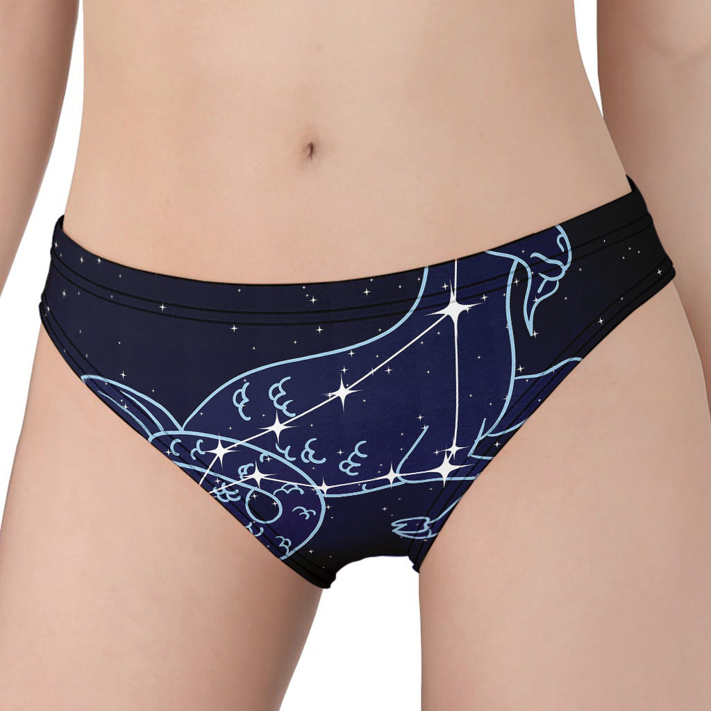 Capricorn Constellation Print Women's Panties