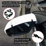 Cute Bull Terrier Faces Pattern Print Car Side Mirror Covers