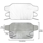 Spring Daffodil Flower Pattern Print Car Windshield Snow Cover