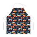 Caravan Camping Pattern Print Adjustable Apron