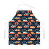 Caravan Camping Pattern Print Adjustable Apron