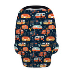 Caravan Camping Pattern Print Baby Seat Cover