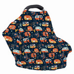 Caravan Camping Pattern Print Baby Seat Cover