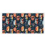 Caravan Camping Pattern Print Beach Towel