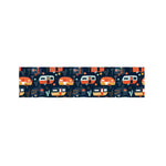 Caravan Camping Pattern Print Bed Runner