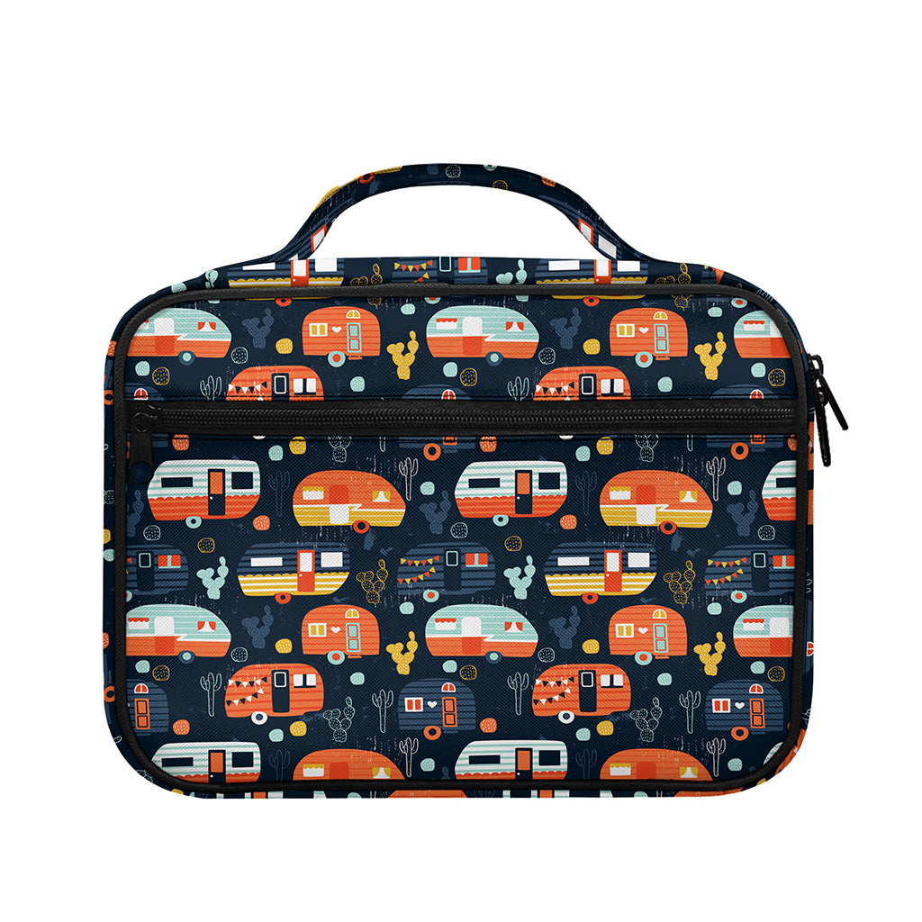 Caravan Camping Pattern Print Briefcase Bible Bag