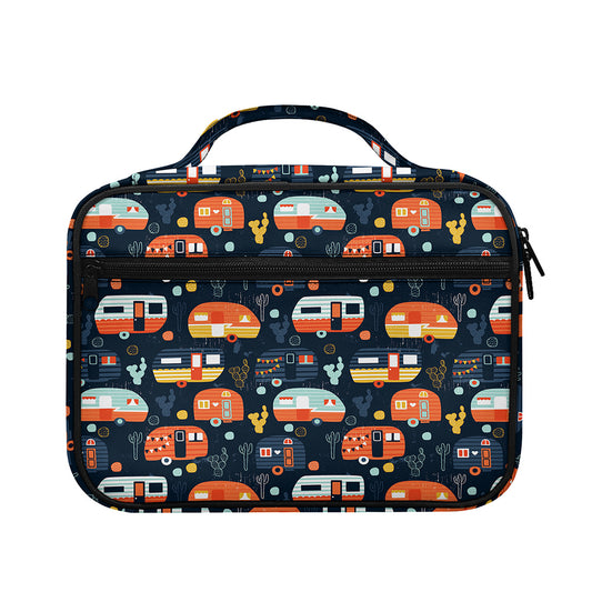 Caravan Camping Pattern Print Briefcase Bible Bag