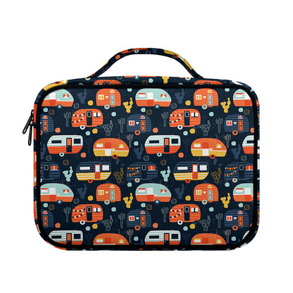 Caravan Camping Pattern Print Briefcase Bible Bag