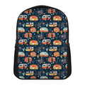 Caravan Camping Pattern Print Casual Backpack