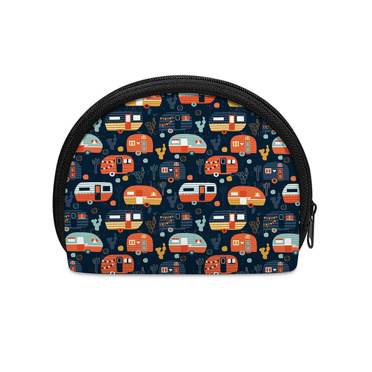 Caravan Camping Pattern Print Coin Purse