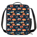 Caravan Camping Pattern Print Crossbody Lunch Bag
