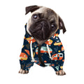 Caravan Camping Pattern Print Dog Zip Up Hoodie