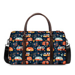Caravan Camping Pattern Print Duffle Bag