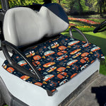 Caravan Camping Pattern Print Golf Cart Seat Cover