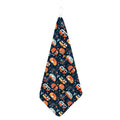 Caravan Camping Pattern Print Hand Towel