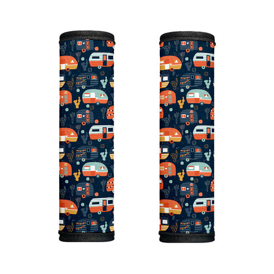 Caravan Camping Pattern Print Handle Covers