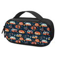Caravan Camping Pattern Print Portable Cooler Travel Case
