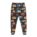 Caravan Camping Pattern Print Jogger Pants